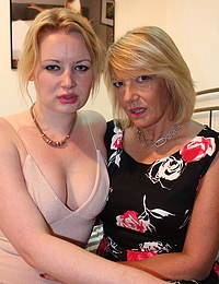 Horny British housewife having fun with a lesbian younger girl